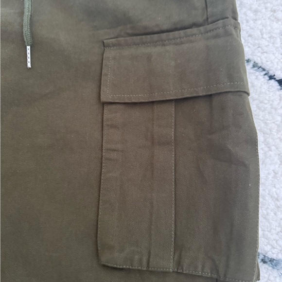 Olive Green Cargo Pants - Picture 2 of 4